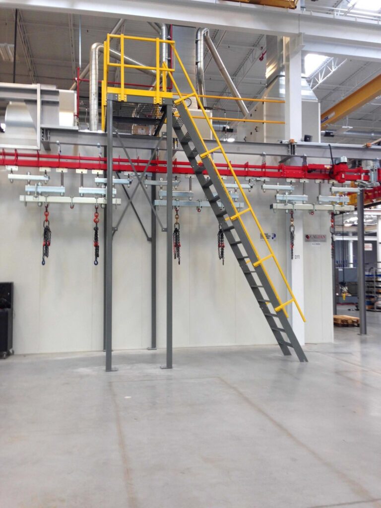 Pre-Fabricated Mezzanine Stairway - Industrial Solutions from KABTech