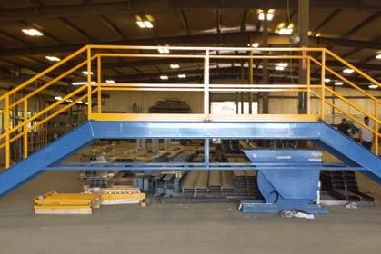 mezzanine over office