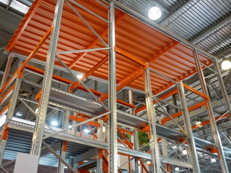 Image of a multi-level mezzanine office addition.