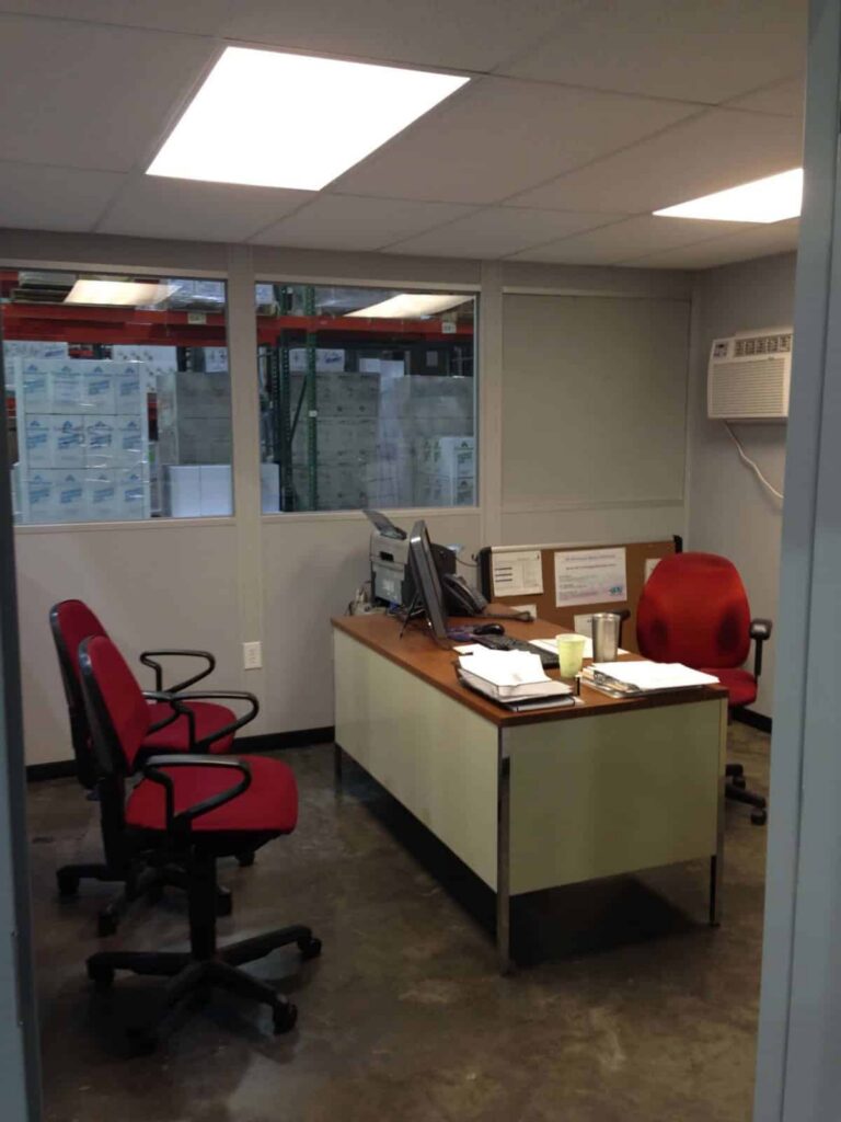 inside an inplant office