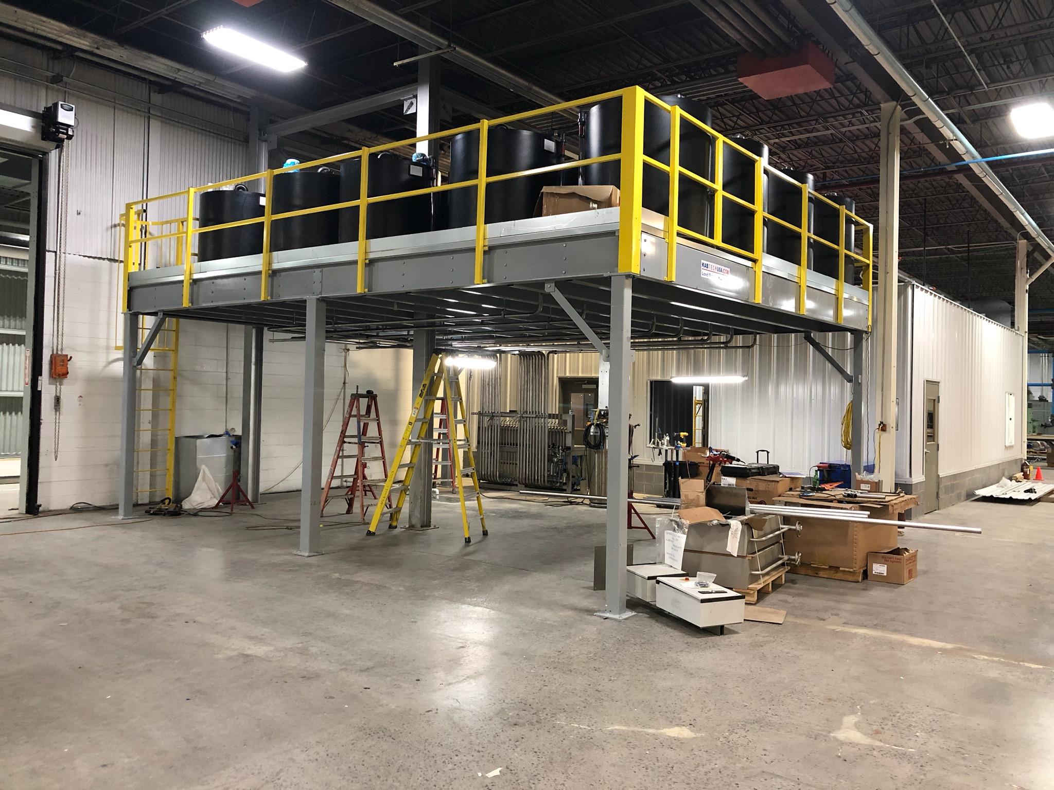 Free Standing Industrial Mezzanine
