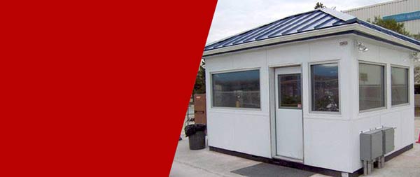 A Pre-Fabricated Guard House Outside a Facility, made by KABTech Corp