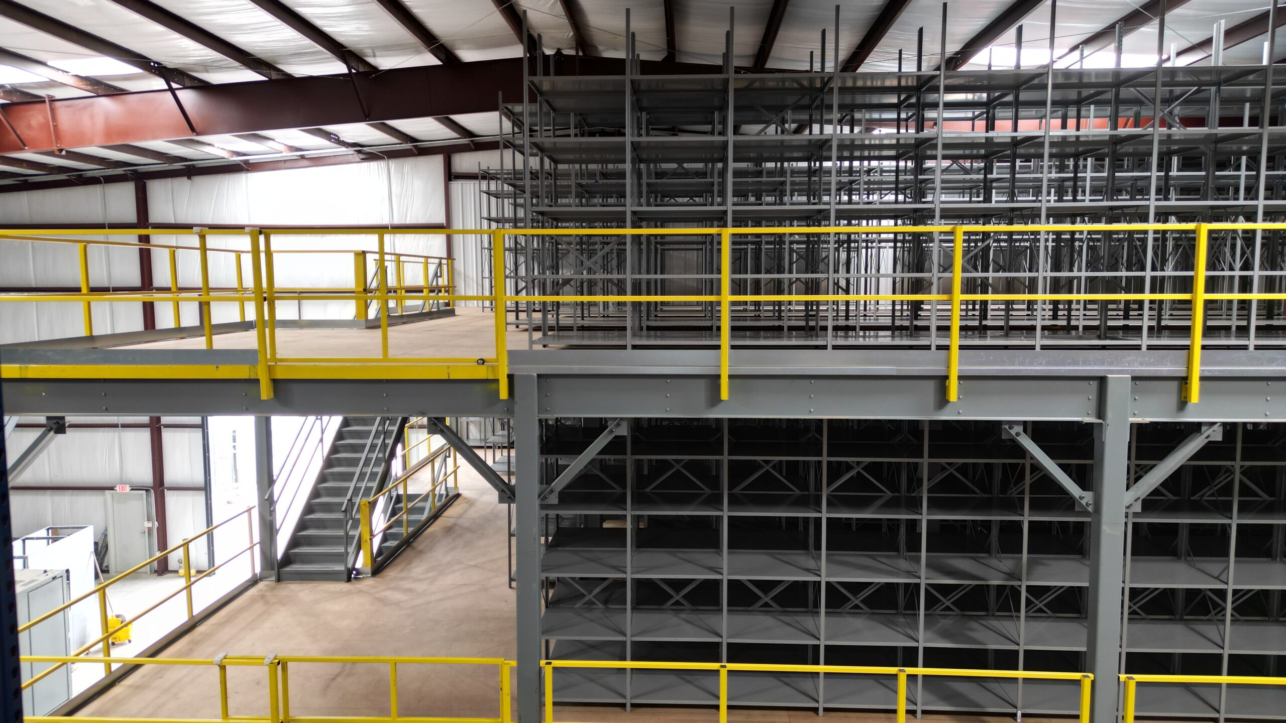 Steel Industrial Mezzanine - Manufactured by KABTech USA