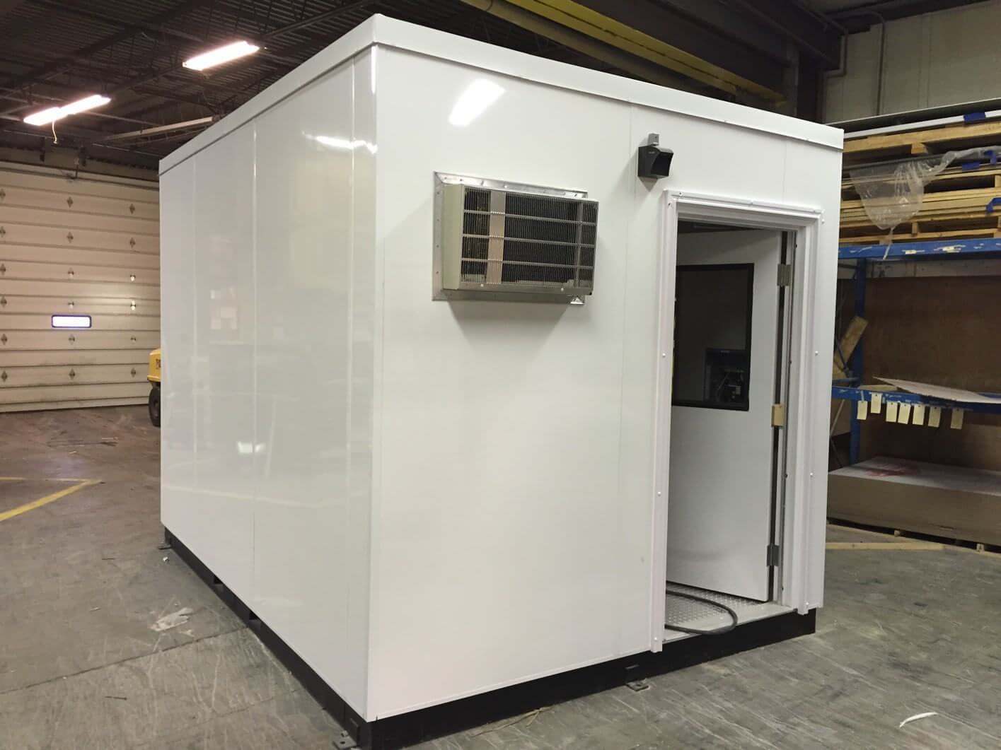 KABTech security guard booth on site
