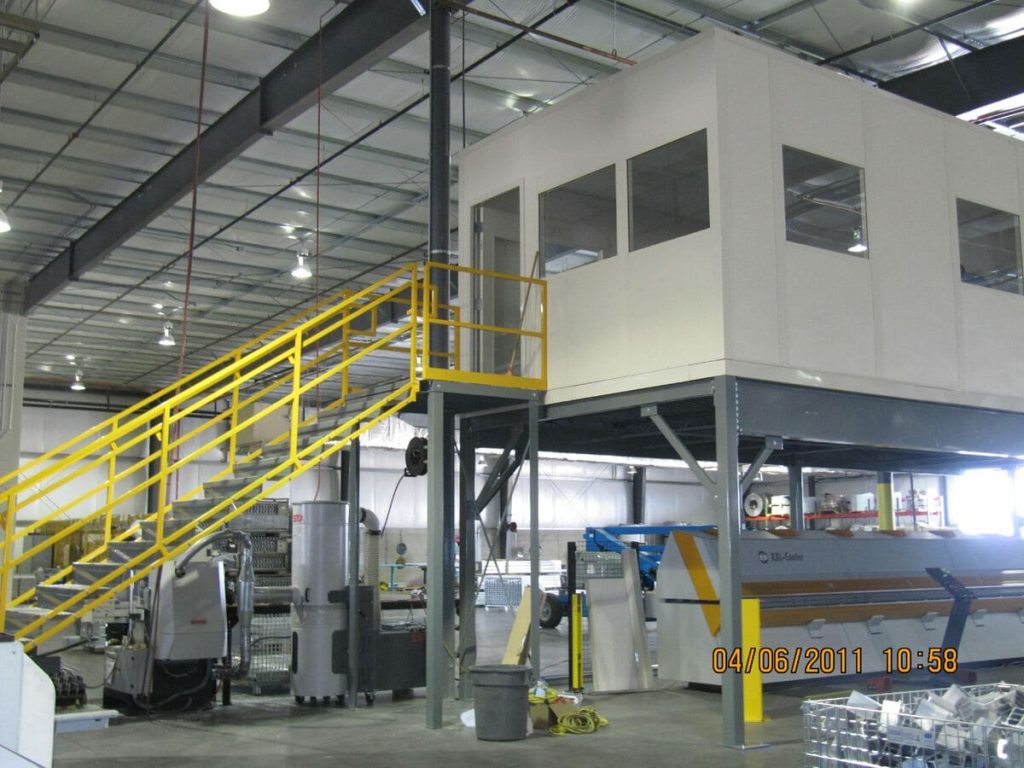 mezzanine office